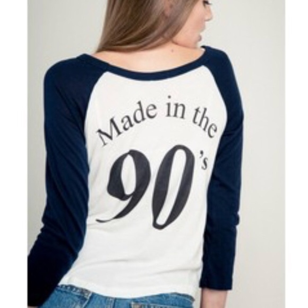 made in the 90’s baseball tee